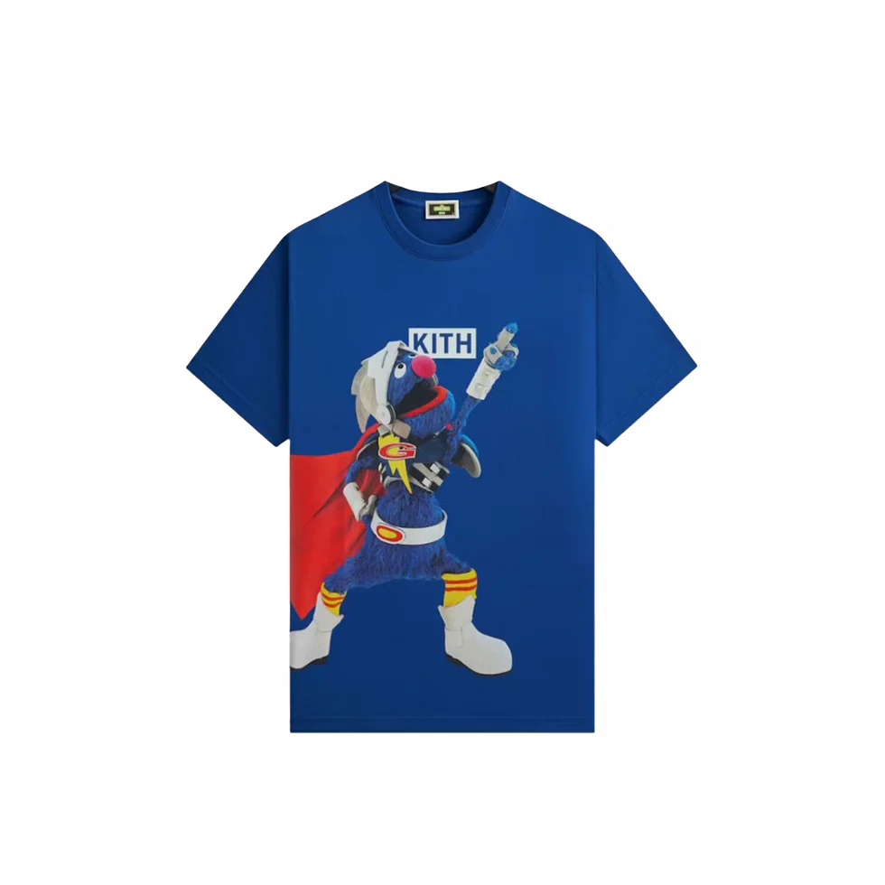 Kith x Sesame ST Super Grover Sketch Tee Current
