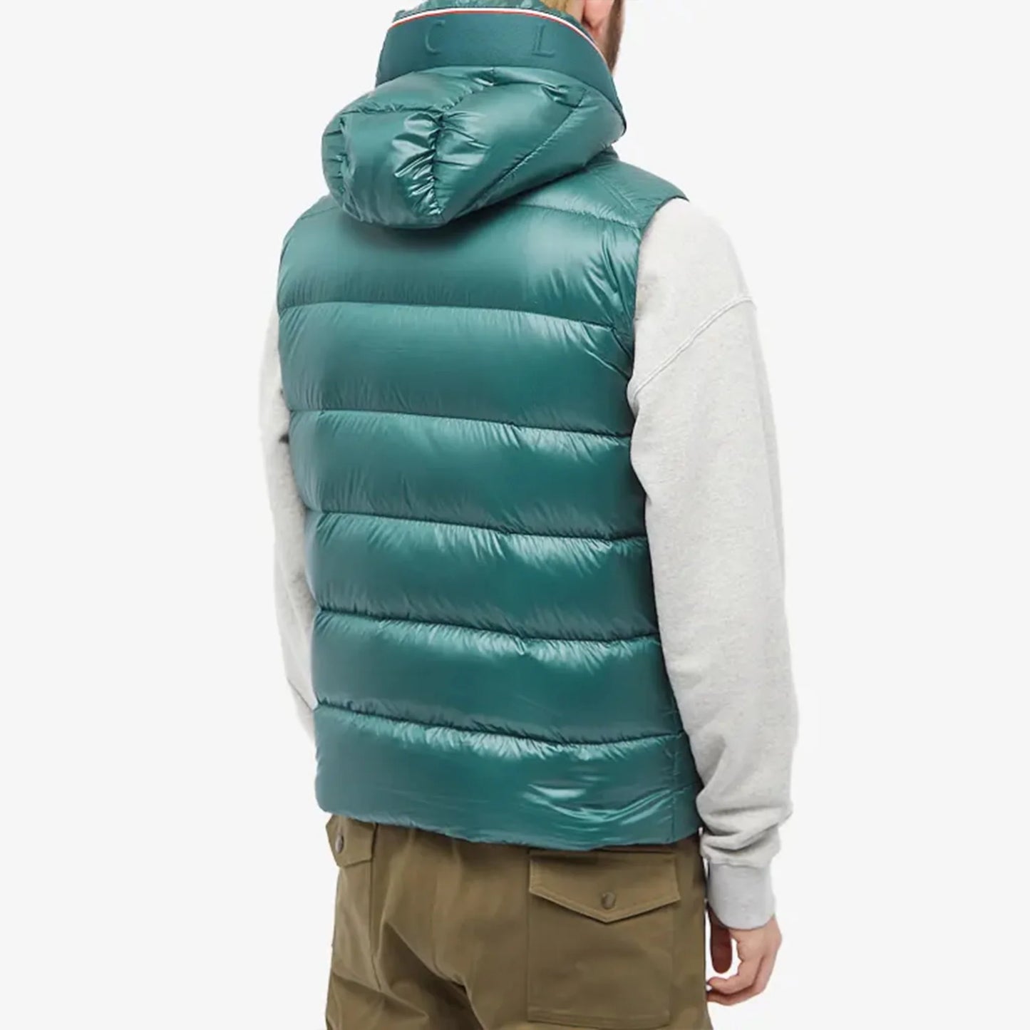 Moncler Luiro Down Gilet Emerald Green