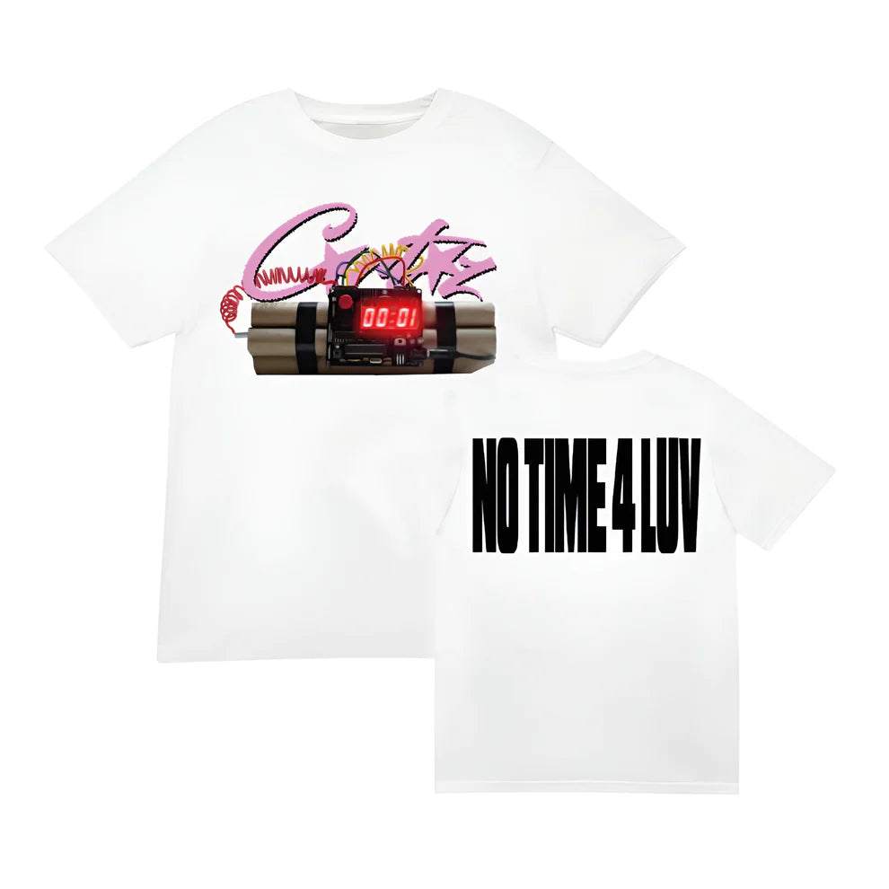 Corteiz No Time 4 Luv Tee 'White'