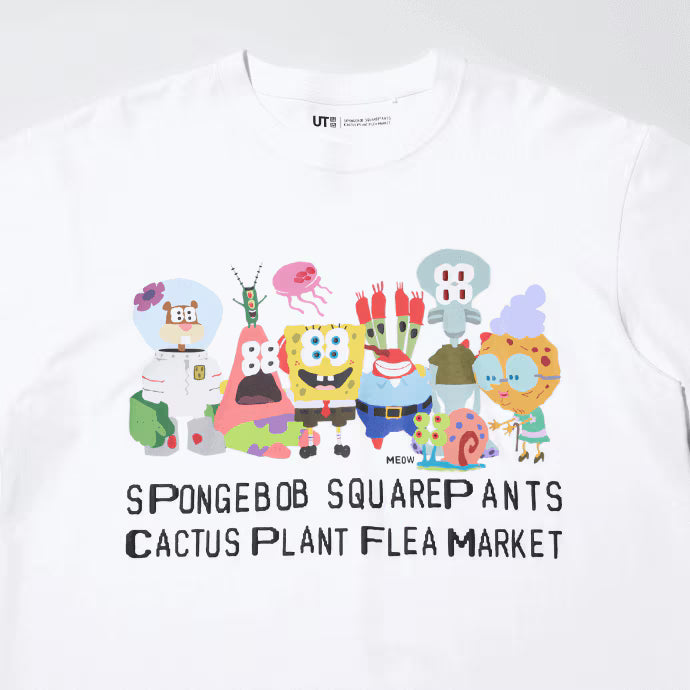 Uniqlo x CPFM Spongebob Squarepants UT Graphic T-shirt (Asia Sizing) White