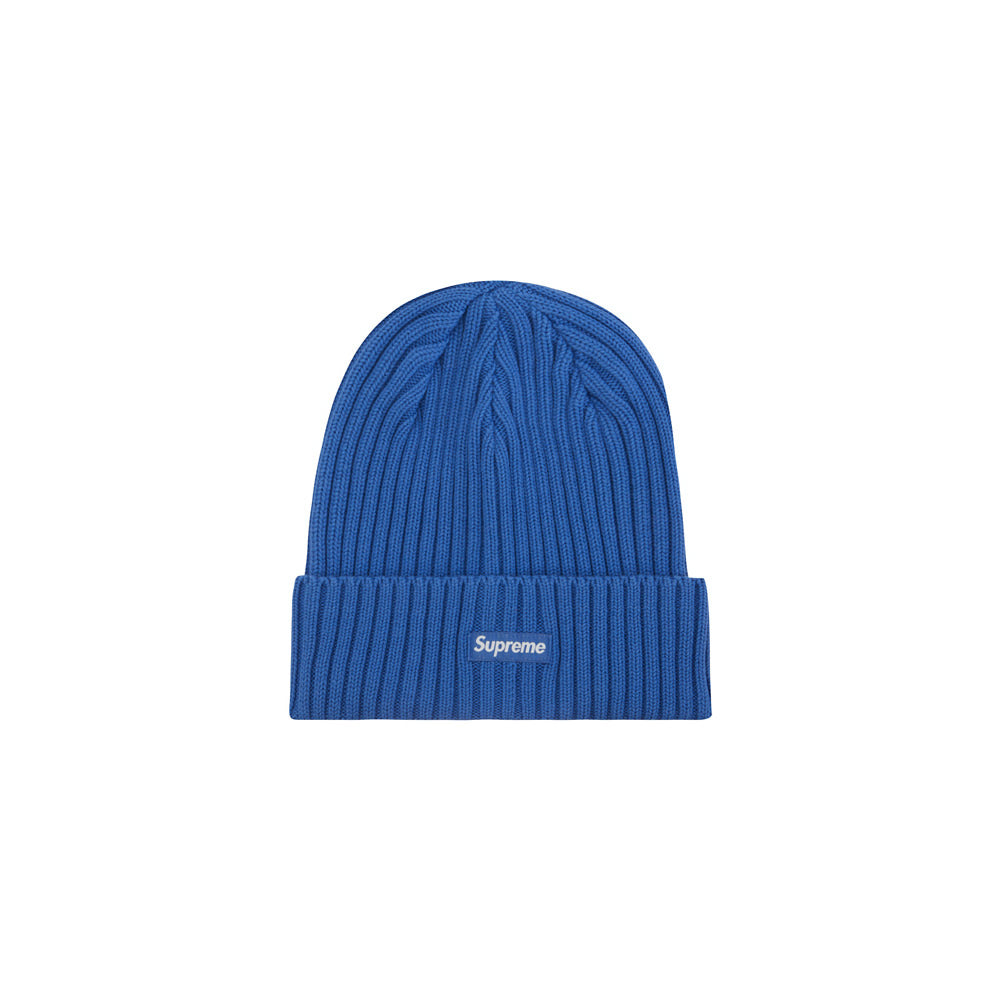 Supreme Overdyed Beanie "Blue" (SS24)