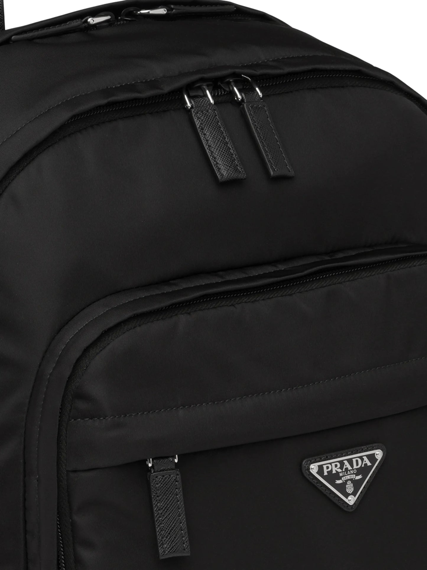 Prada Re-Nylon logo-plaque Backpack