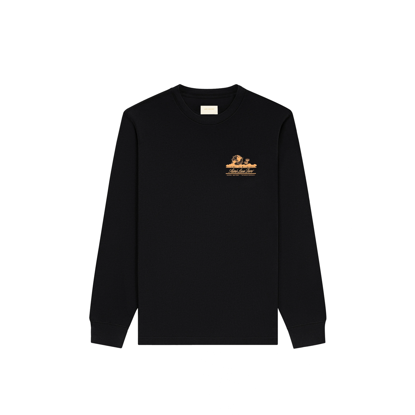 Aimé Leon Dore Long-Sleeve Unisphere Tee 'Jet Black'