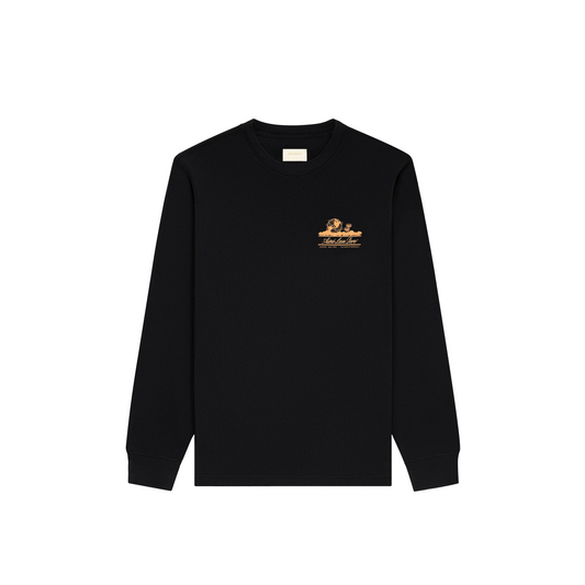 Aimé Leon Dore Long-Sleeve Unisphere Tee 'Jet Black'