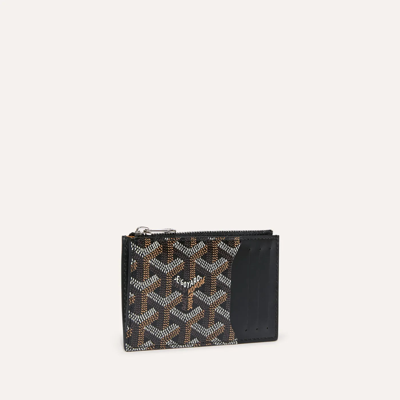 Goyard Bourbon zipped card holder