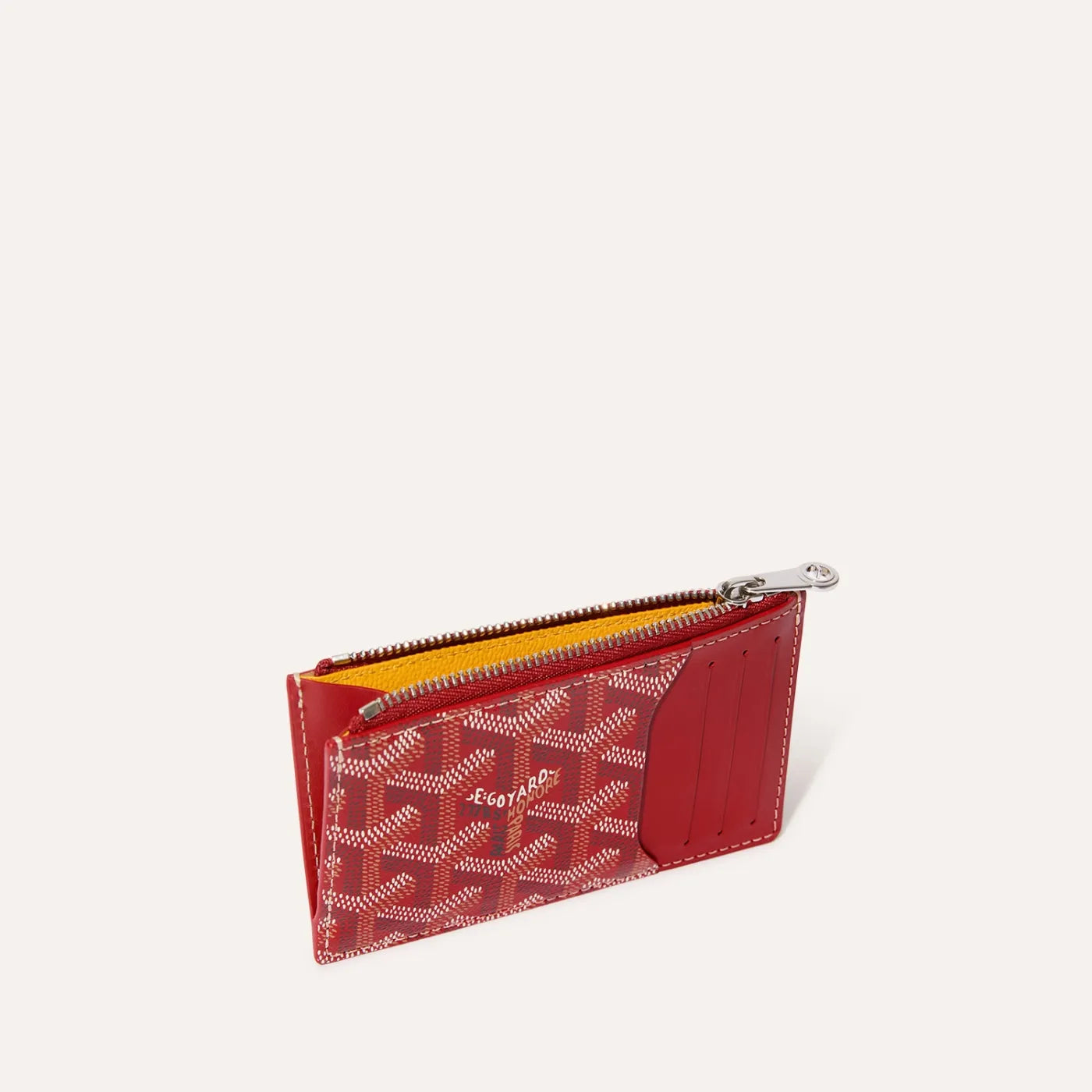 Goyard Bourbon zipped card holder