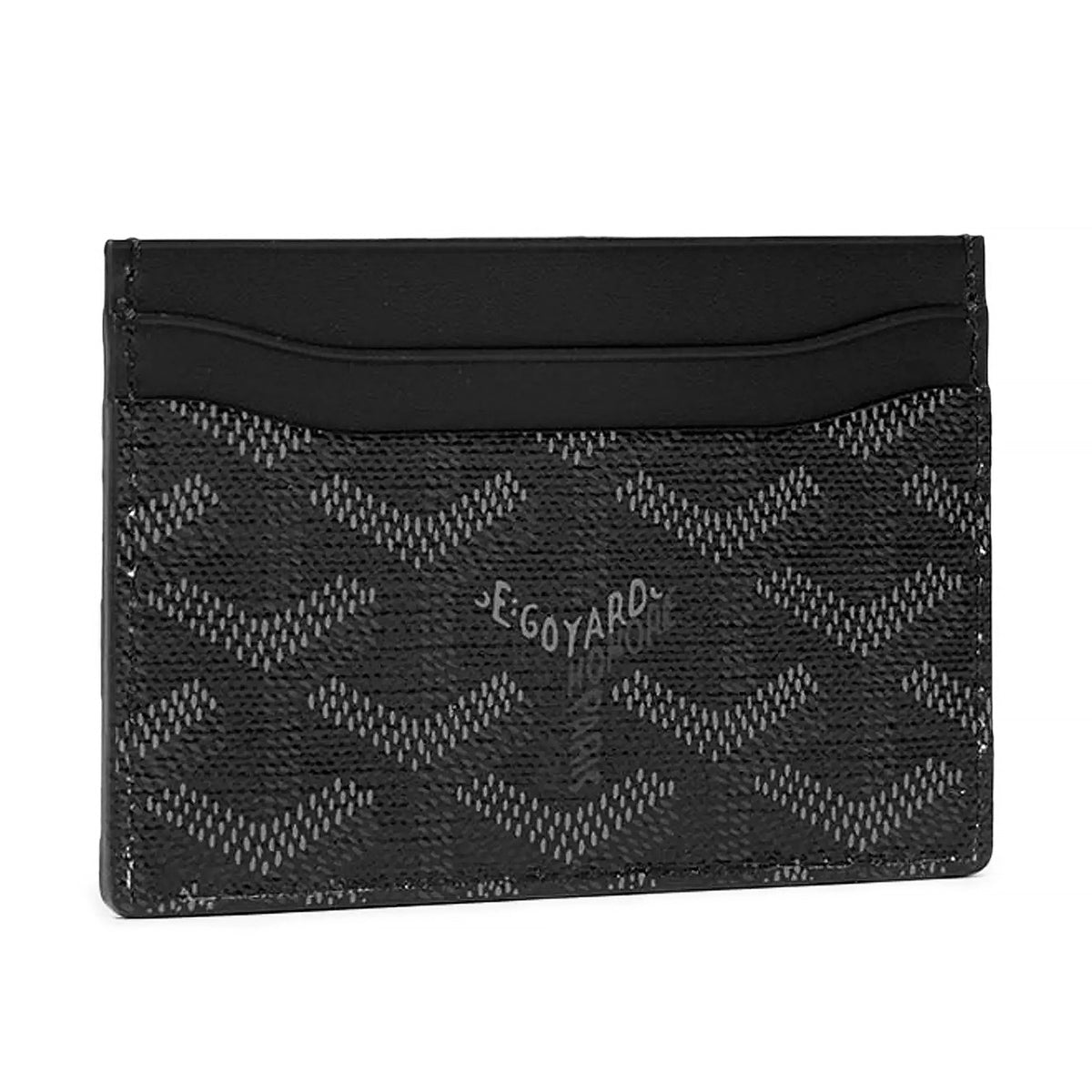 Goyard Saint-Sulpice Card Wallet in Jet Black