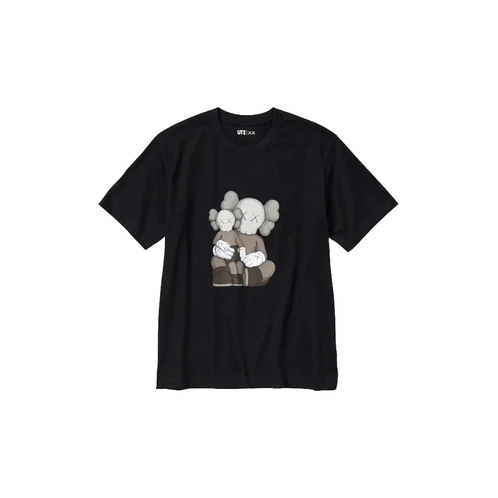 KAWS X Uniqlo UT Short Sleeve Graphic T-Shirt  Black