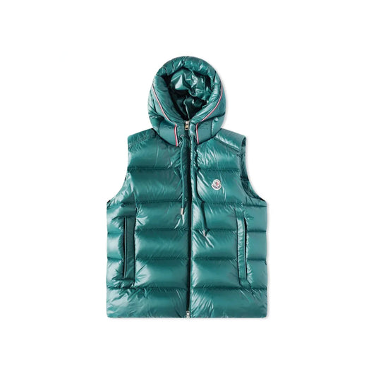 Moncler Luiro Down Gilet Emerald Green