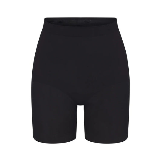 Seamless Sculpt Mid Shorts Onyx