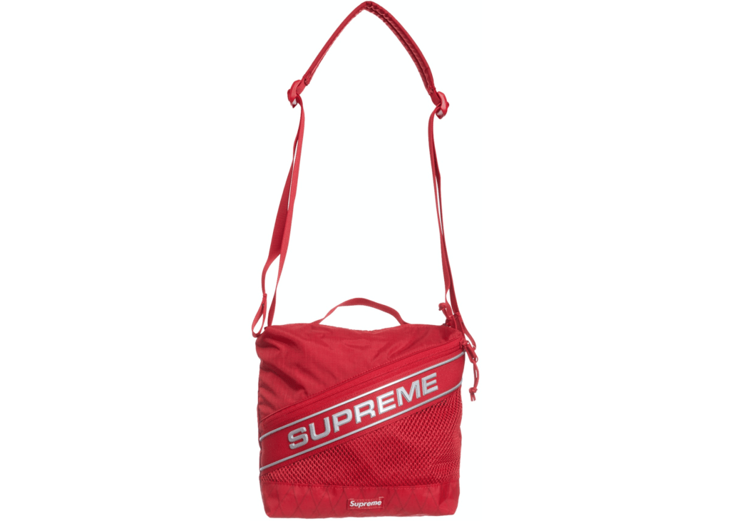 Supreme Logo Shoulder Bag ‘Red’