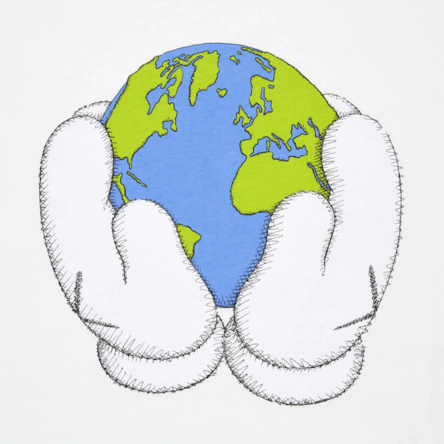 Uniqlo Peace For All Short-Sleeve Graphic T-Shirt (Kaws)