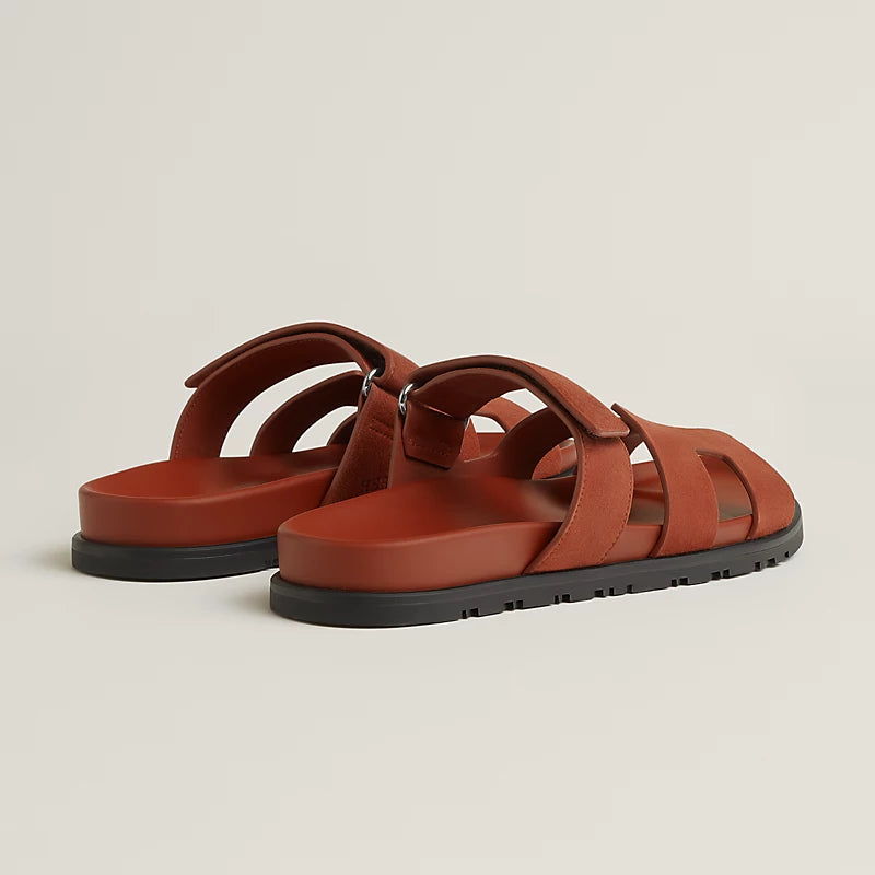 Hermes Chypre Sandal in Marron Muscavado
