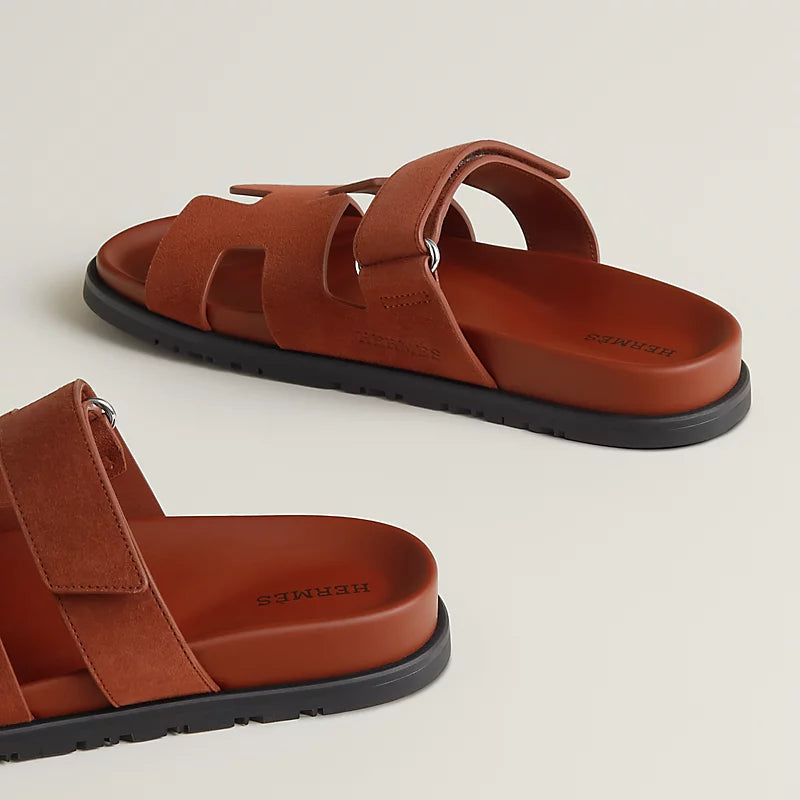 Hermes Chypre Sandal in Marron Muscavado