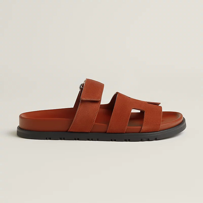 Hermes Chypre Sandal in Marron Muscavado