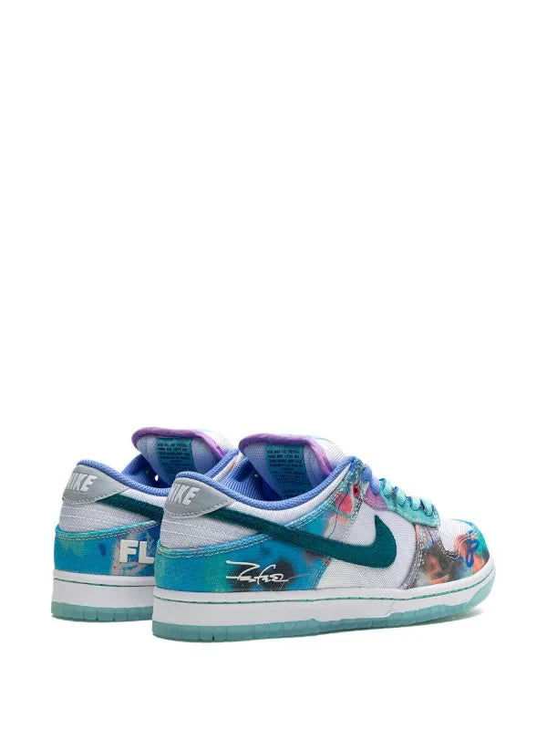 Futura Laboratories x Nike Dunk Low SB "Bleached Aqua"