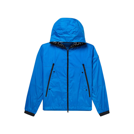 Moncler Junichi Logo-Appliquéd Shell Hooded Jacket "Blue"