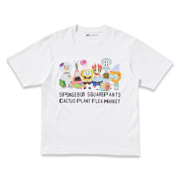 Uniqlo x CPFM Spongebob Squarepants UT Graphic T-shirt (Asia Sizing) White