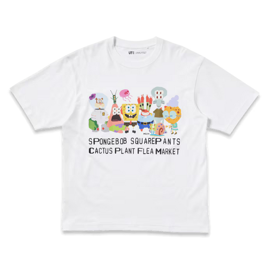 Uniqlo x CPFM Spongebob Squarepants UT Graphic T-shirt (Asia Sizing) White