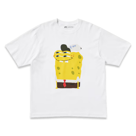 Uniqlo x CPFM Spongebob Squarepants Graphic T-Shirt (Asia Sizing) White